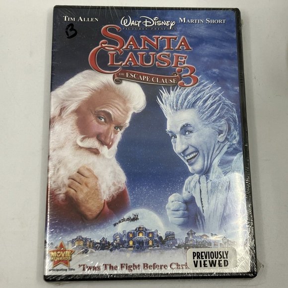 The Santa Clause 3: The Escape Clause & The Polar Express Holiday Movie DVD Lot - Picture 3 of 4